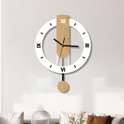 Pendeluhr holz wanduhr groß - holz,