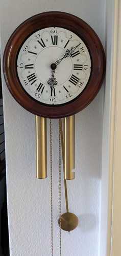 Vintage wandpendeluhr 1975 - vintage,