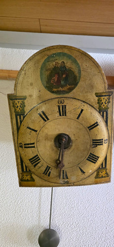Wanduhr holz analog antik - wanduhr,