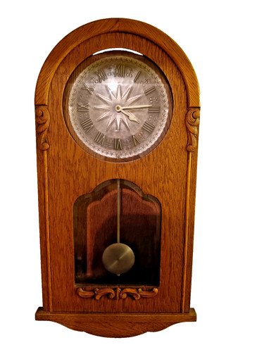Wanduhr mit pendel massiv - wanduhr,