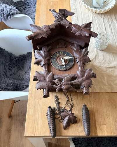 Kuckucksuhr holz mechanisch - holz,