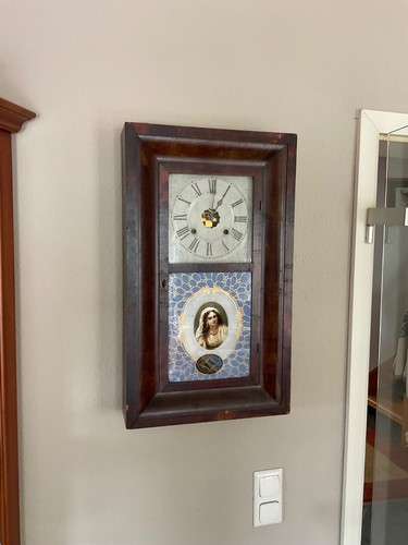 Ansonia vintage wanduhr - vintage,