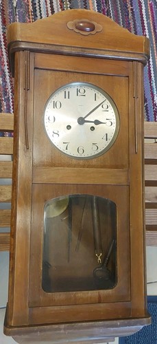 Mechanische holz wanduhr mit - holz,