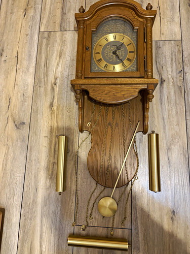 Vergoldete hermle wanduhr - wanduhr, mit
