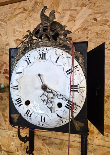 Antike comtoise wanduhr - wanduhr, hahn