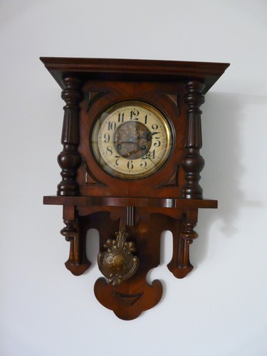 Wanduhr holz antik - holz,