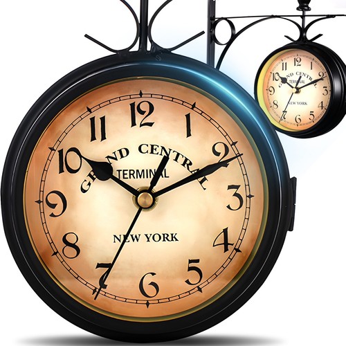 Wanduhr doppelseitige - wanduhr,