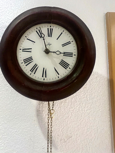 Mechanische wanduhr holz rund - wanduhr,
