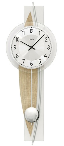 Ams 7455 wanduhr quarz - 7455, mit